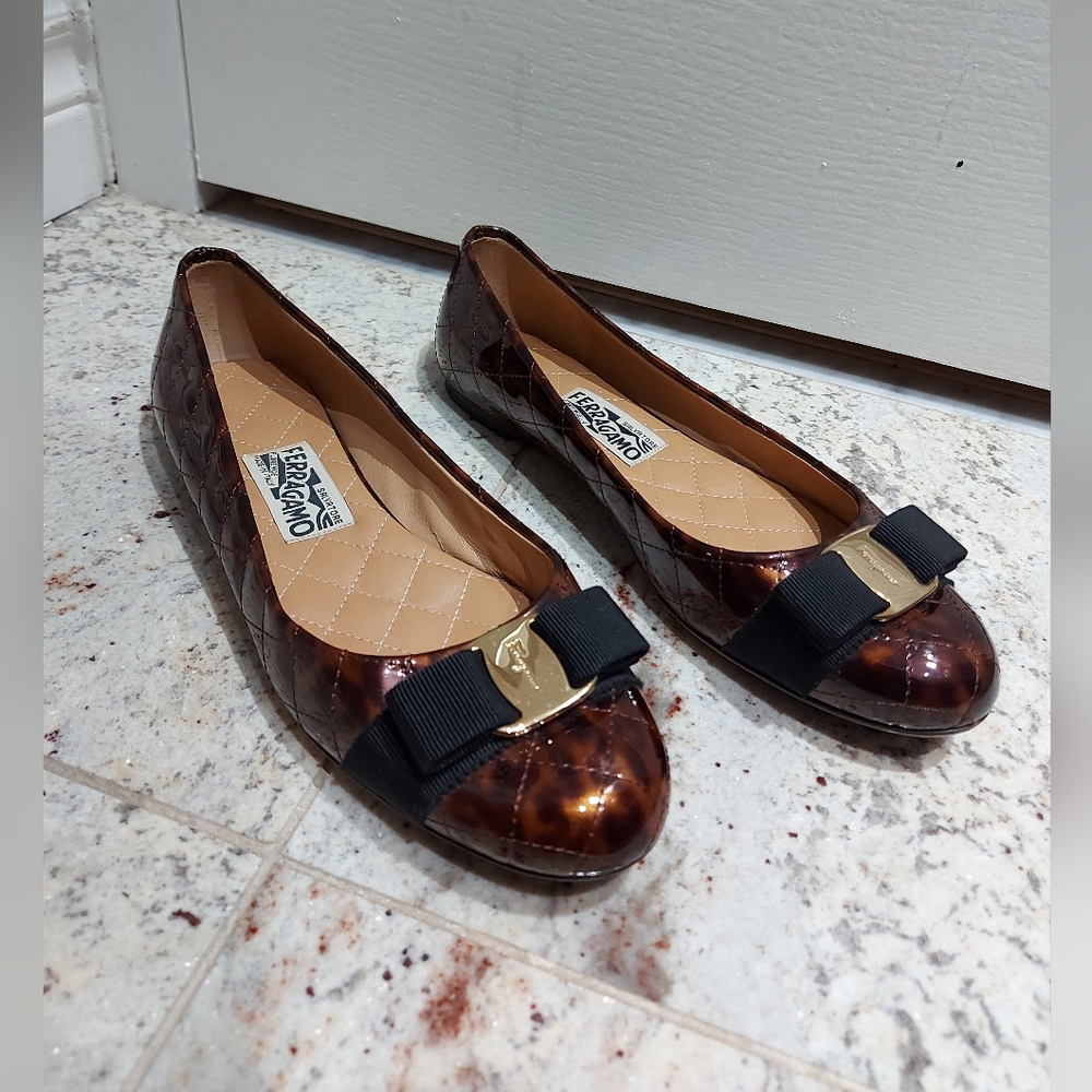🐆 HOST PICK 🐆 Salvatore Ferragamo | Leopard Flats